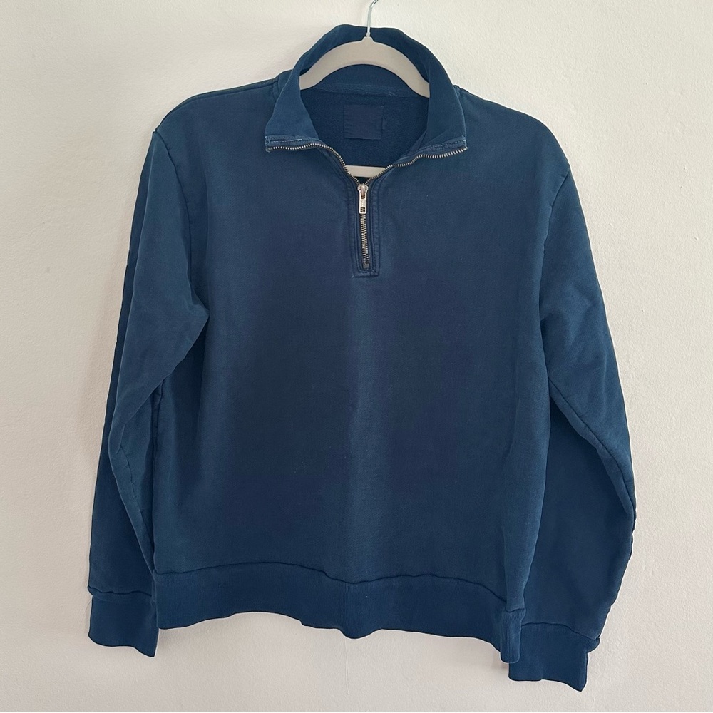 Rudy Jude indigo half-zip sweatshirt